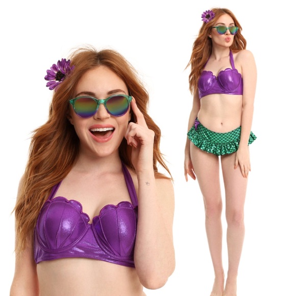 ariel bikini top